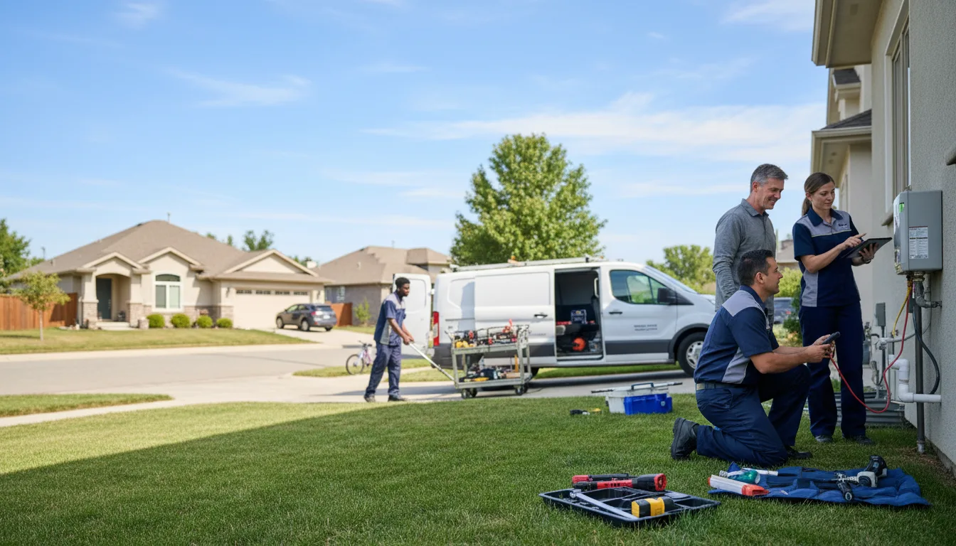 Tankless water heater service in Treece, KS